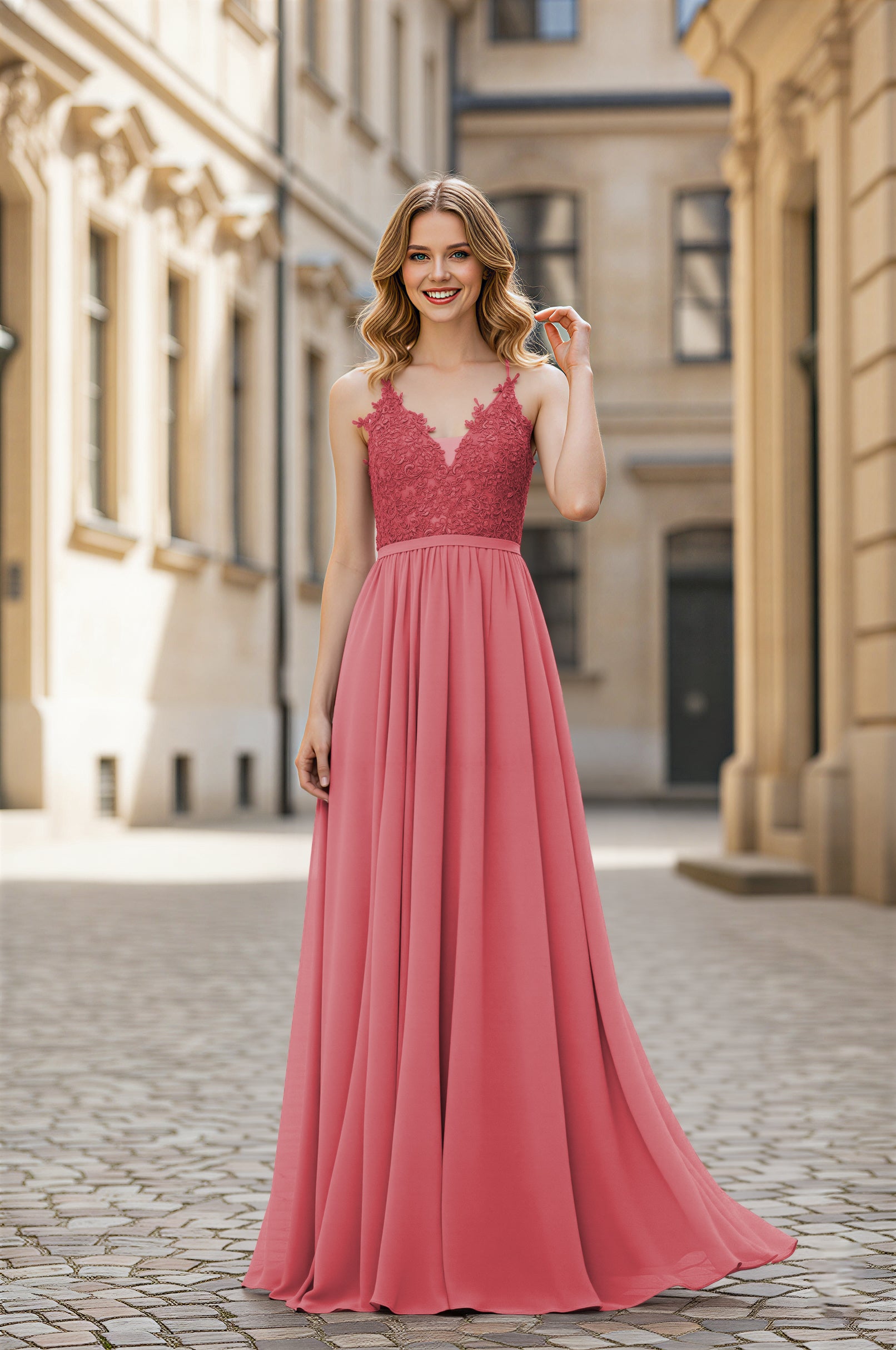 Simple & Elegant Bridesmaid Dress - Classic Silhouette TFB8064