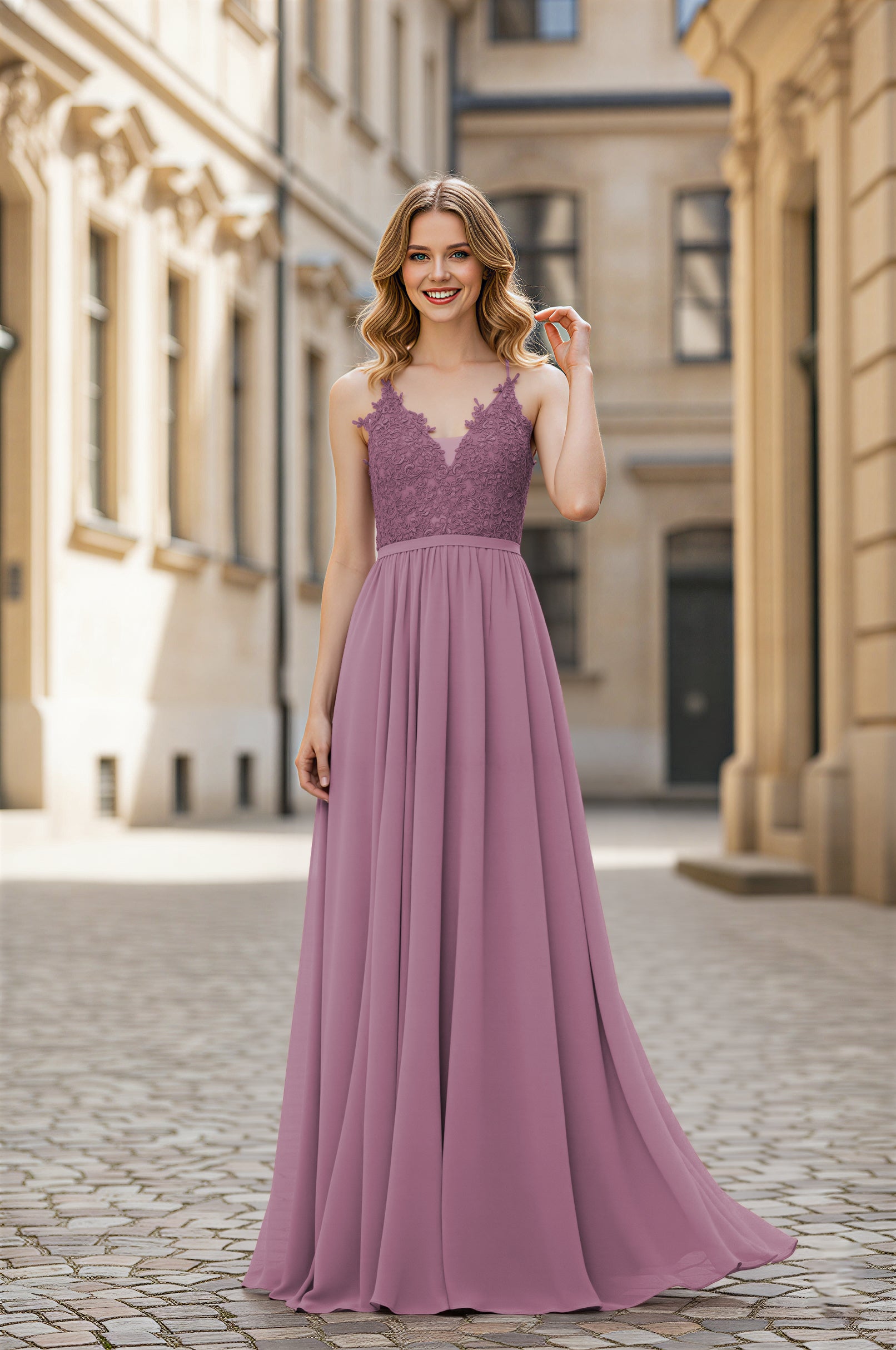 Simple & Elegant Bridesmaid Dress - Classic Silhouette TFB8064