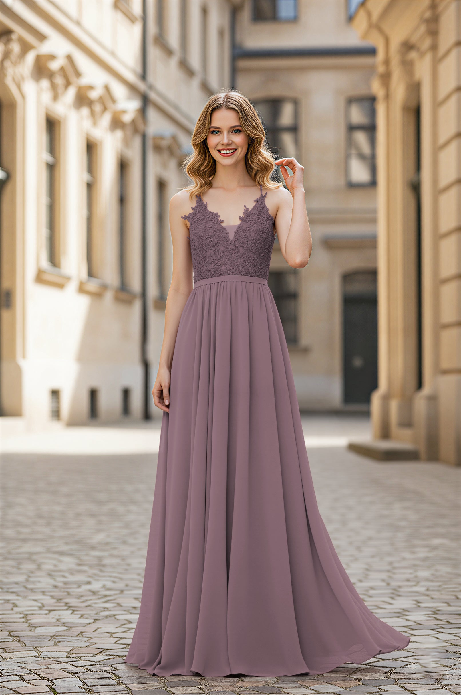 Simple & Elegant Bridesmaid Dress - Classic Silhouette TFB8064