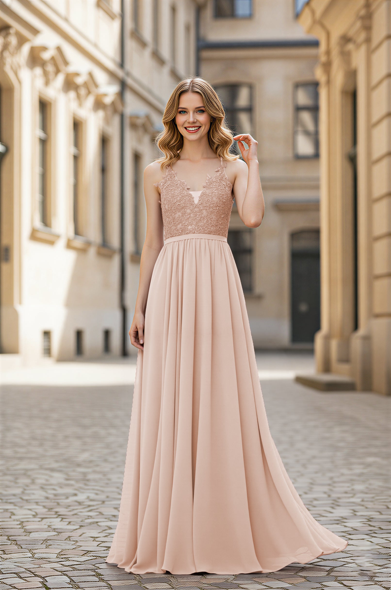 Simple & Elegant Bridesmaid Dress - Classic Silhouette TFB8064