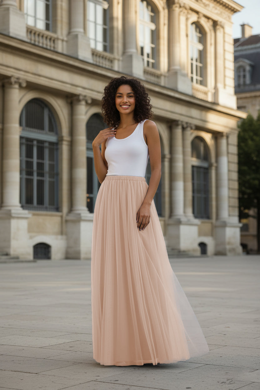 Sophisticated A-Line Bridesmaid Dress -TFB8067