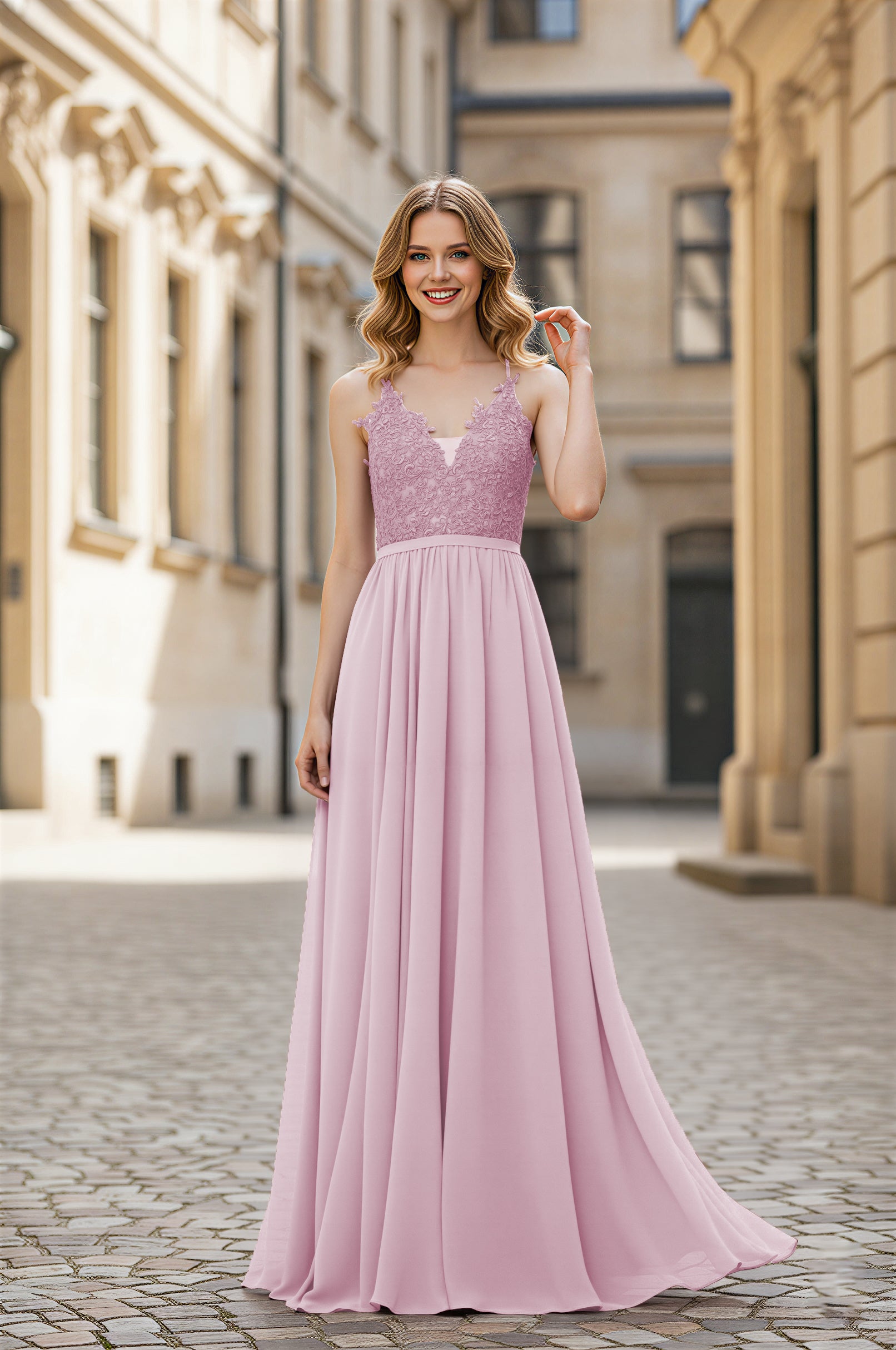 Simple & Elegant Bridesmaid Dress - Classic Silhouette TFB8064
