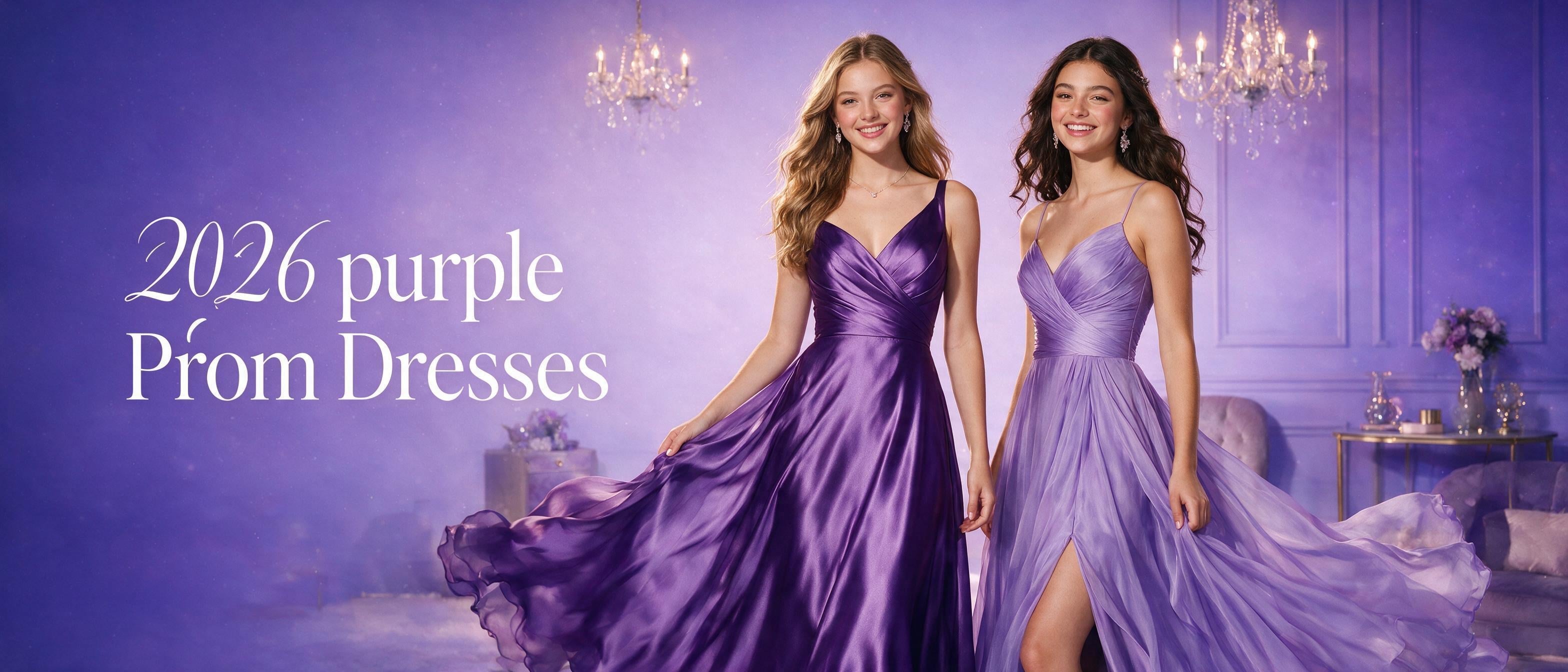 Find the perfect purple prom dress 2026 with our guide to lavender, royal purple, and dark purple shades. Learn how to choose the best color, style, and accessories for prom night.