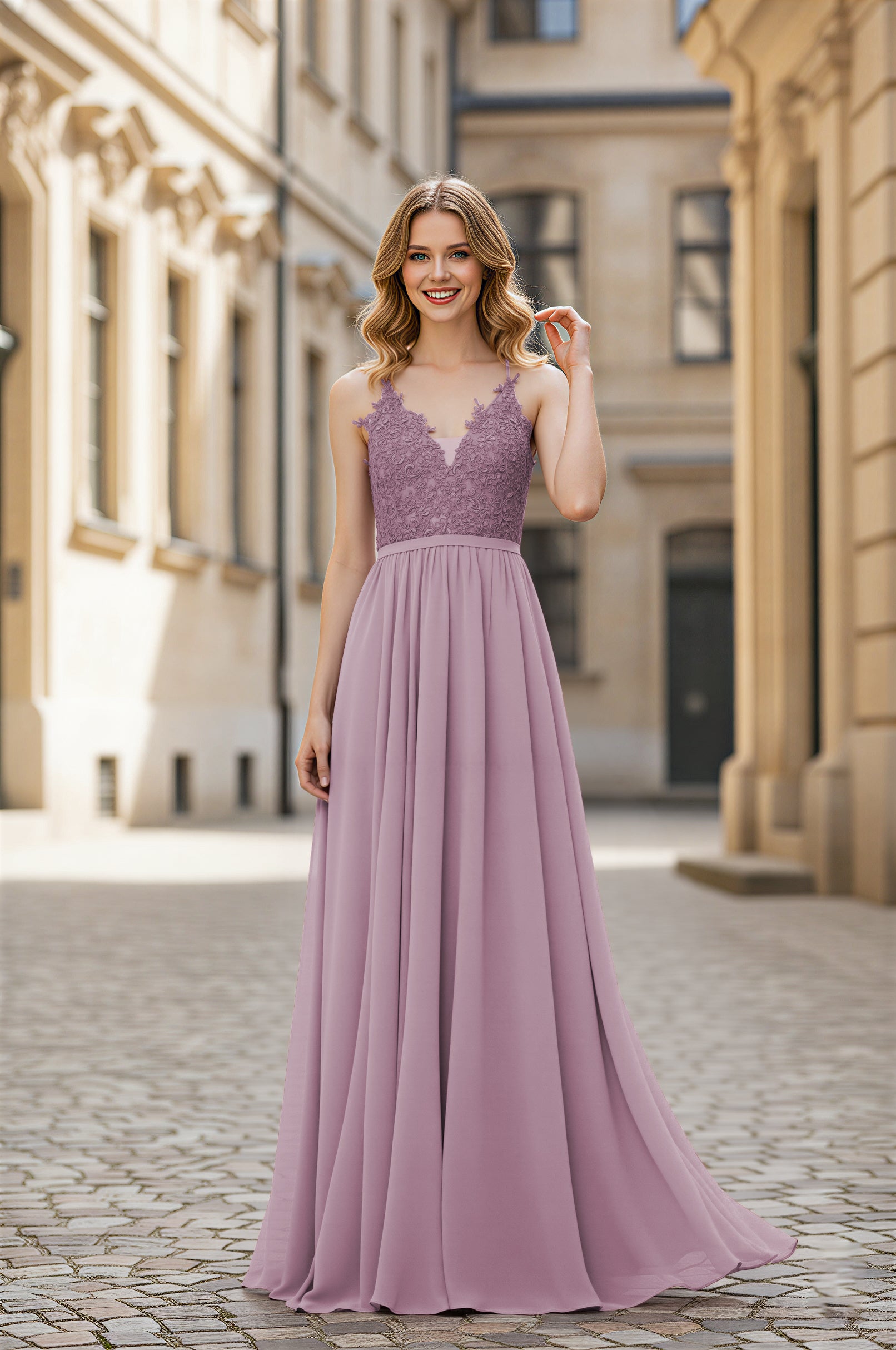 Simple & Elegant Bridesmaid Dress - Classic Silhouette TFB8064