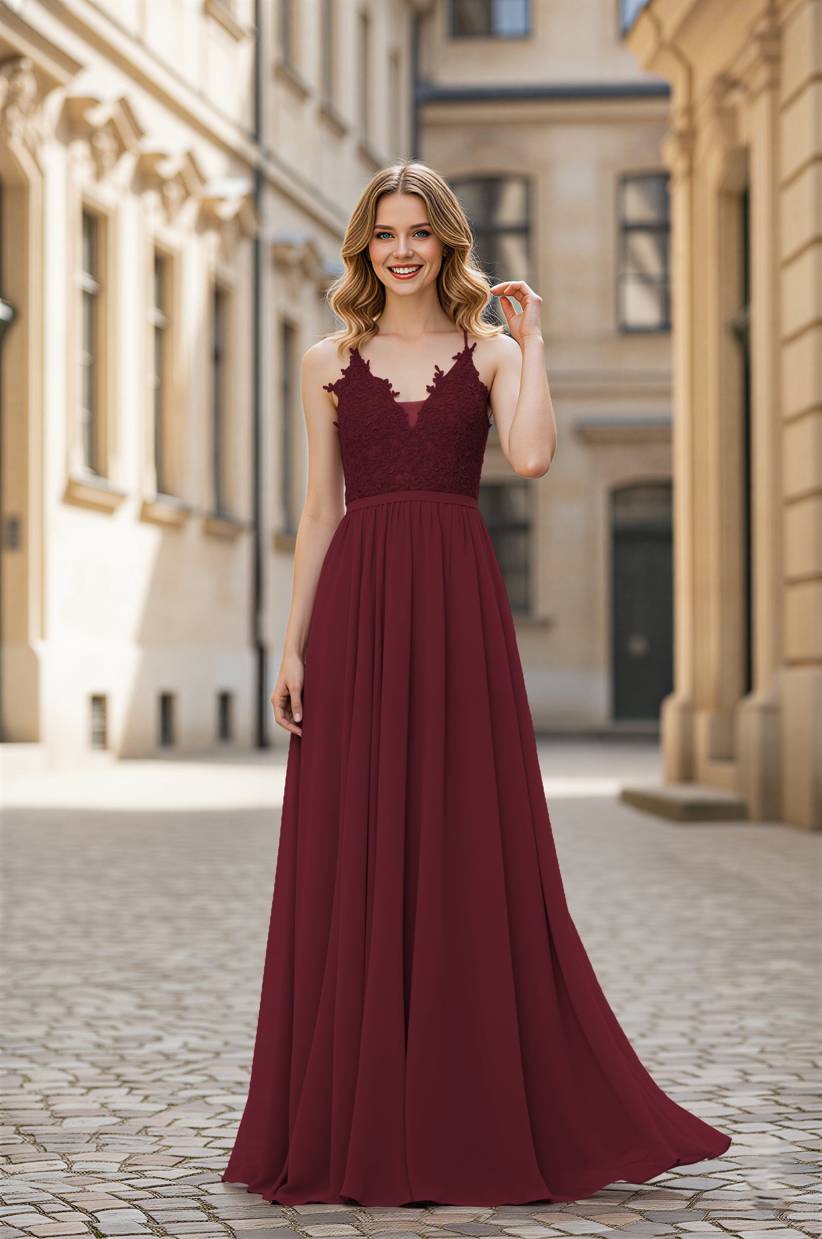 Simple & Elegant Bridesmaid Dress - Classic Silhouette TFB8064