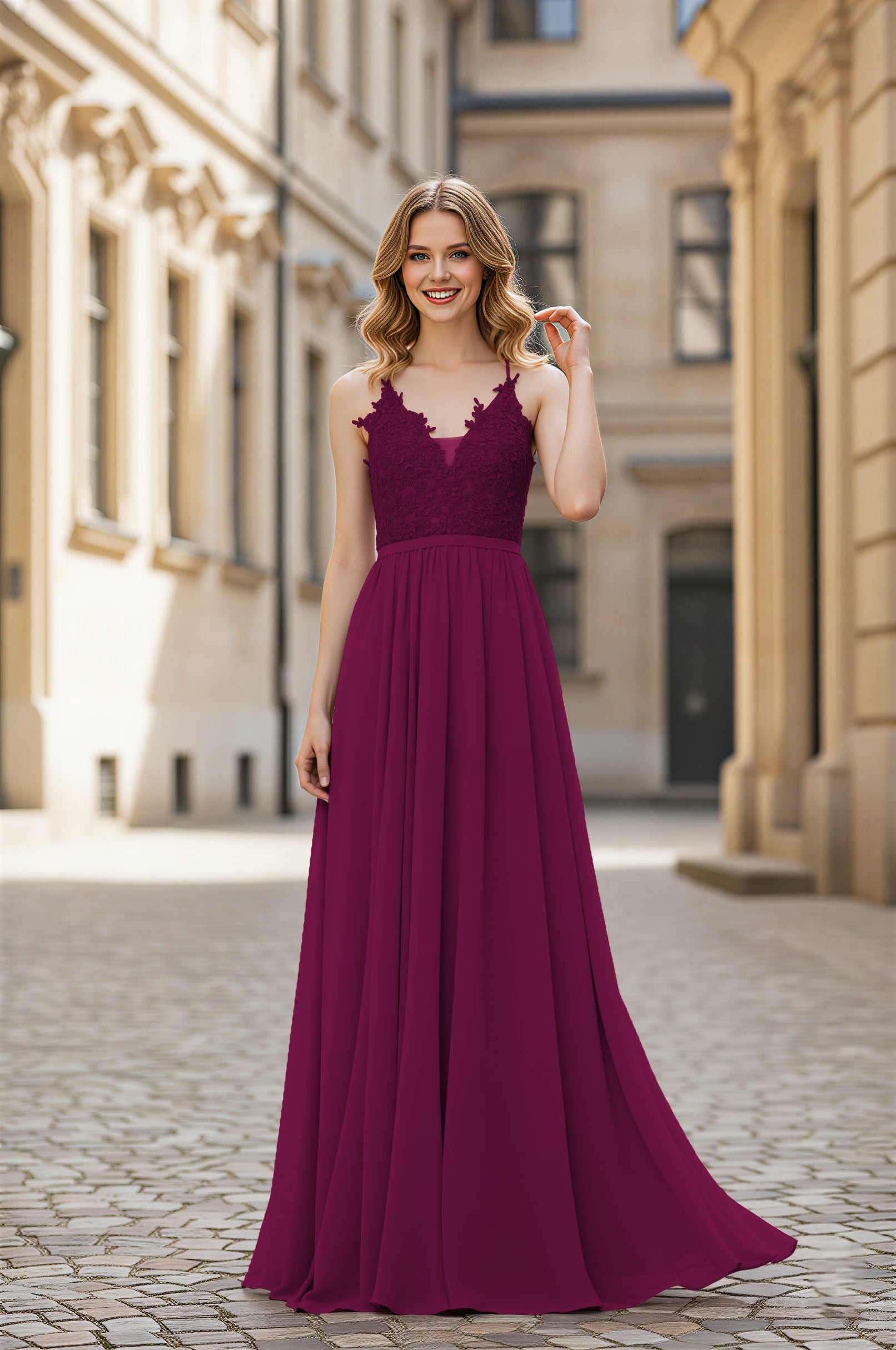 Simple & Elegant Bridesmaid Dress - Classic Silhouette TFB8064