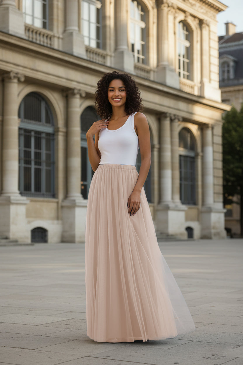 Sophisticated A-Line Bridesmaid Dress -TFB8067