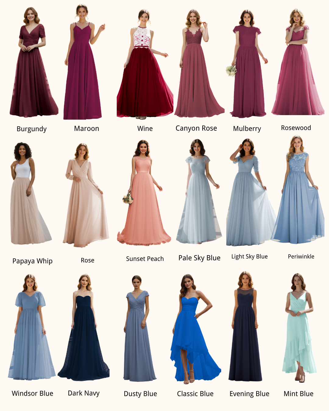 Flowy Chiffon Maxi Cap Sleeve Wrap V-Neck Bridesmaid Dress TFB 8029 | blissfulprom