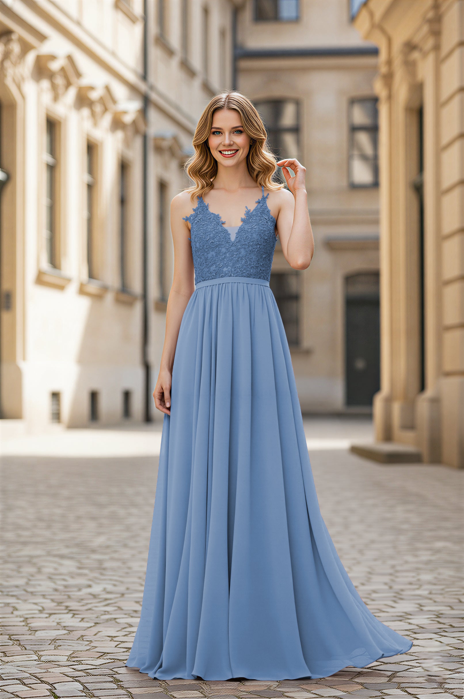 Simple & Elegant Bridesmaid Dress - Classic Silhouette TFB8064