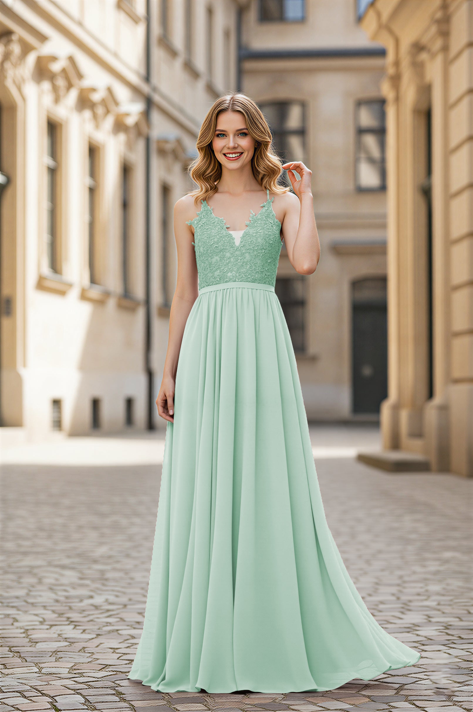 Simple & Elegant Bridesmaid Dress - Classic Silhouette TFB8064