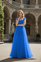 Timeless Bridesmaid Dress - Elegant Boat Neck Design TFB8066