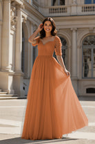 Charming Bridesmaid Gown - Sleeveless Sweetheart Style TFB8071
