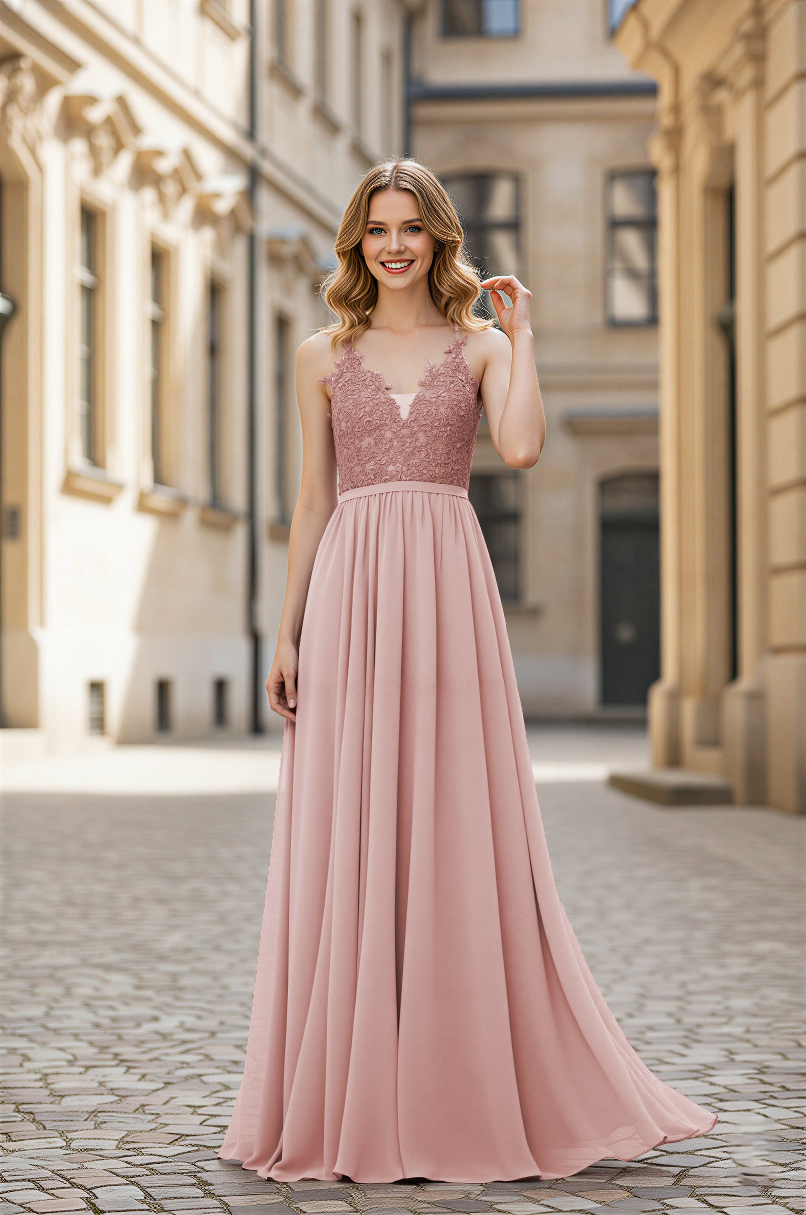 Simple & Elegant Bridesmaid Dress - Classic Silhouette TFB8064
