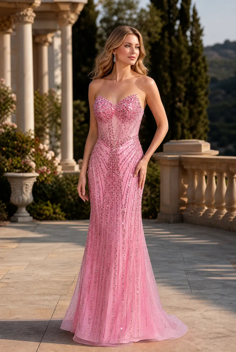 pink prom dress fast shipping Pink Prom Dresses in Sparkly, Sequin, Pastel and Fluffy Styles