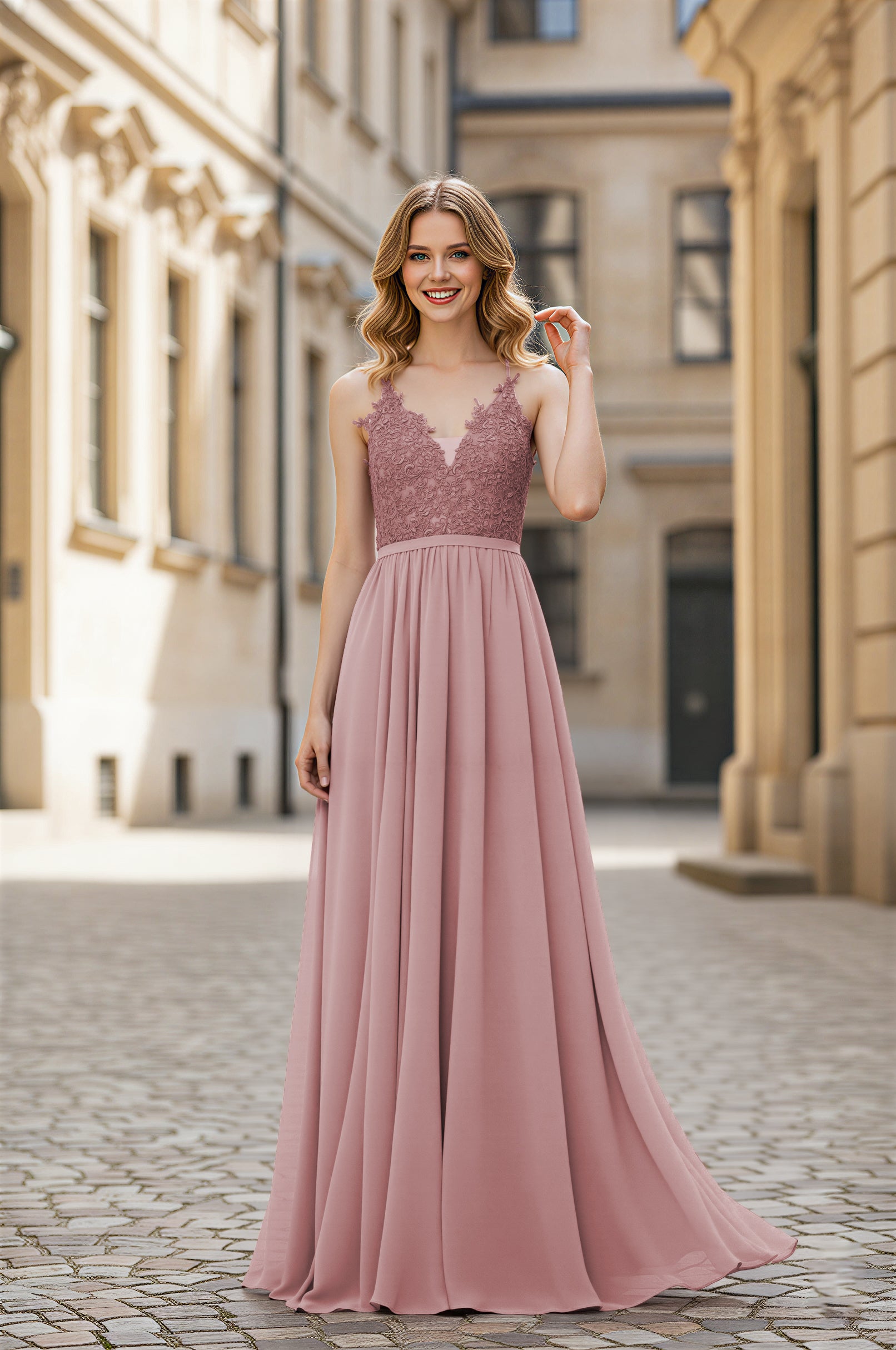 Simple & Elegant Bridesmaid Dress - Classic Silhouette TFB8064