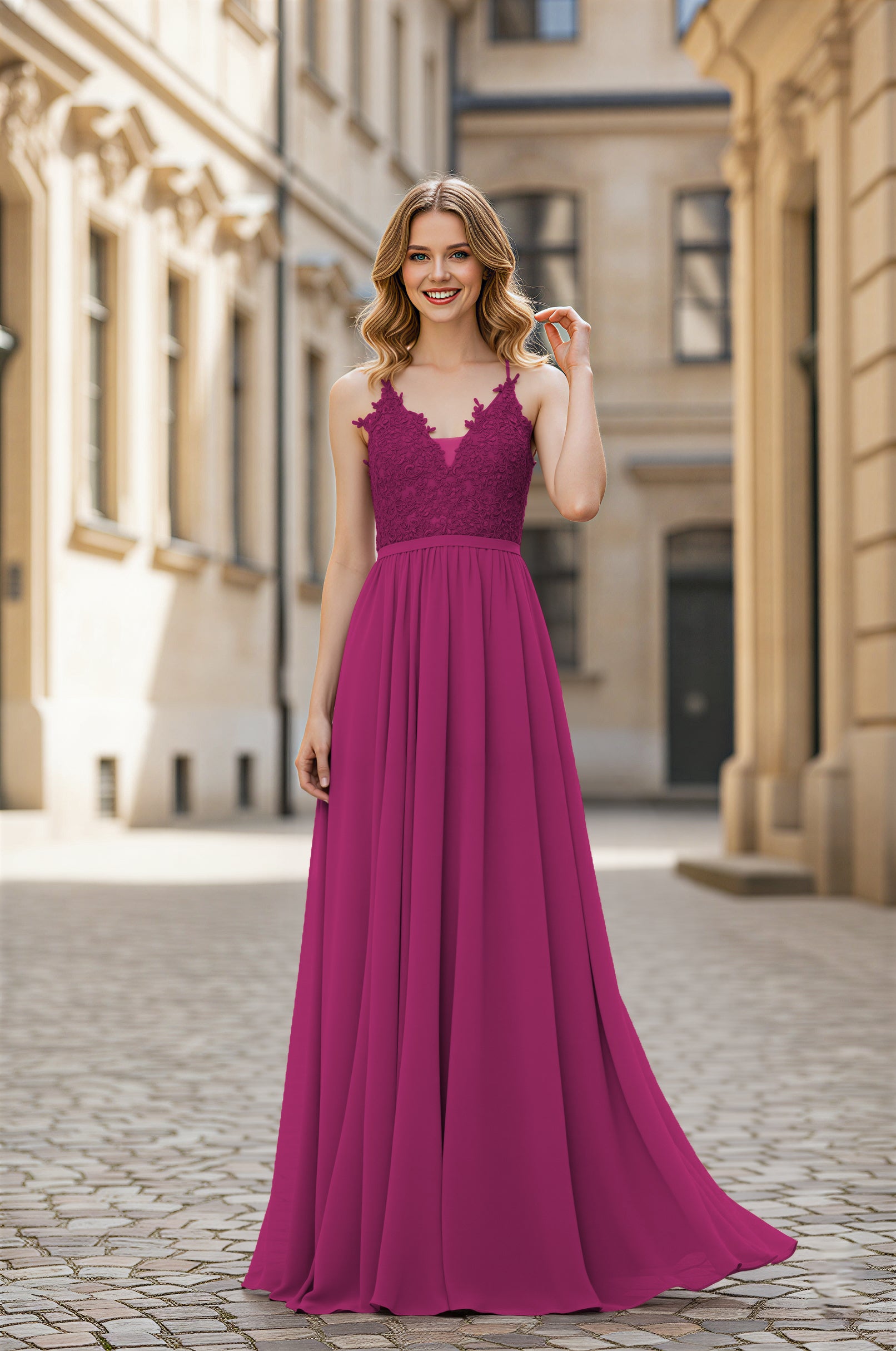 Simple & Elegant Bridesmaid Dress - Classic Silhouette TFB8064