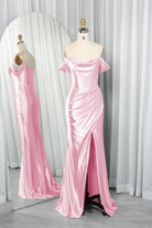 pink prom dress