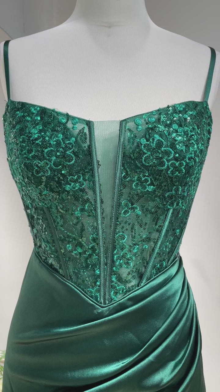 Emerald Green Prom Dress
